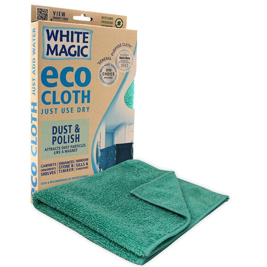White Magic Eco Micro Fibre Dust & Polish 1Pk (SINGLE) - Cutprice Online