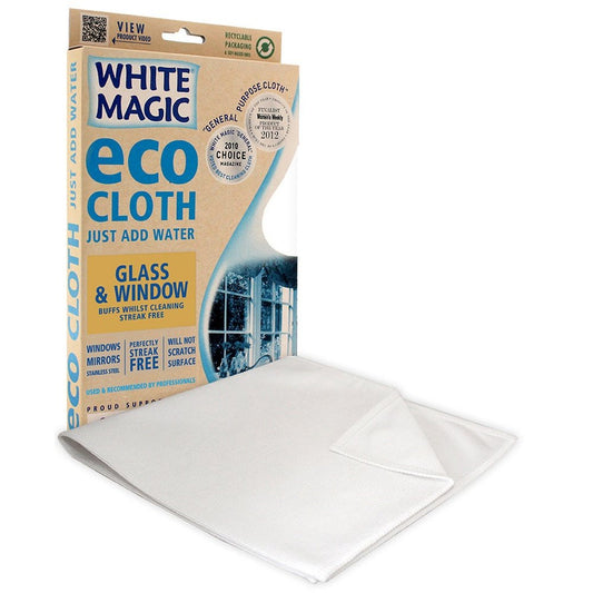 White Magic Eco Micro Fibre Glass / Window 1Pk - Cutprice Online