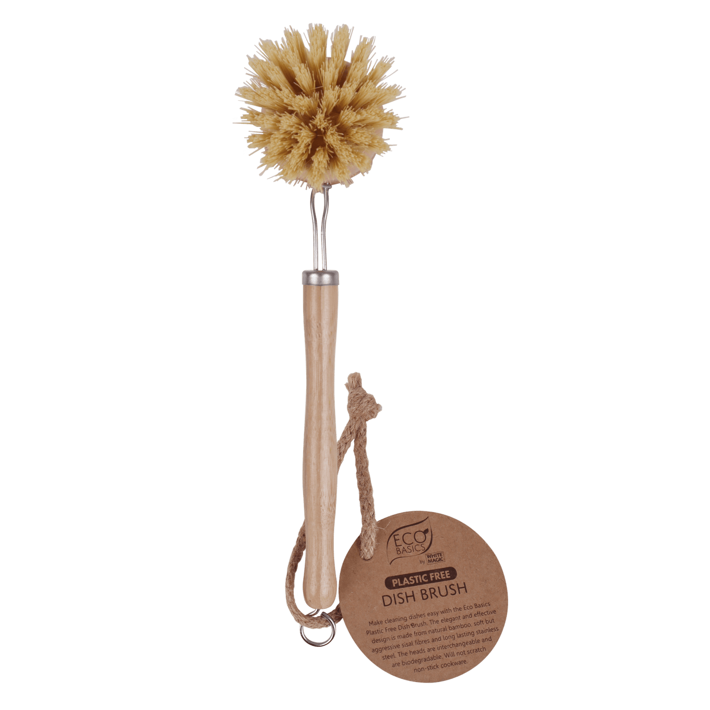 White Magic Eco Basics Plastic Free Dish Brush 1Pk - Cutprice Online