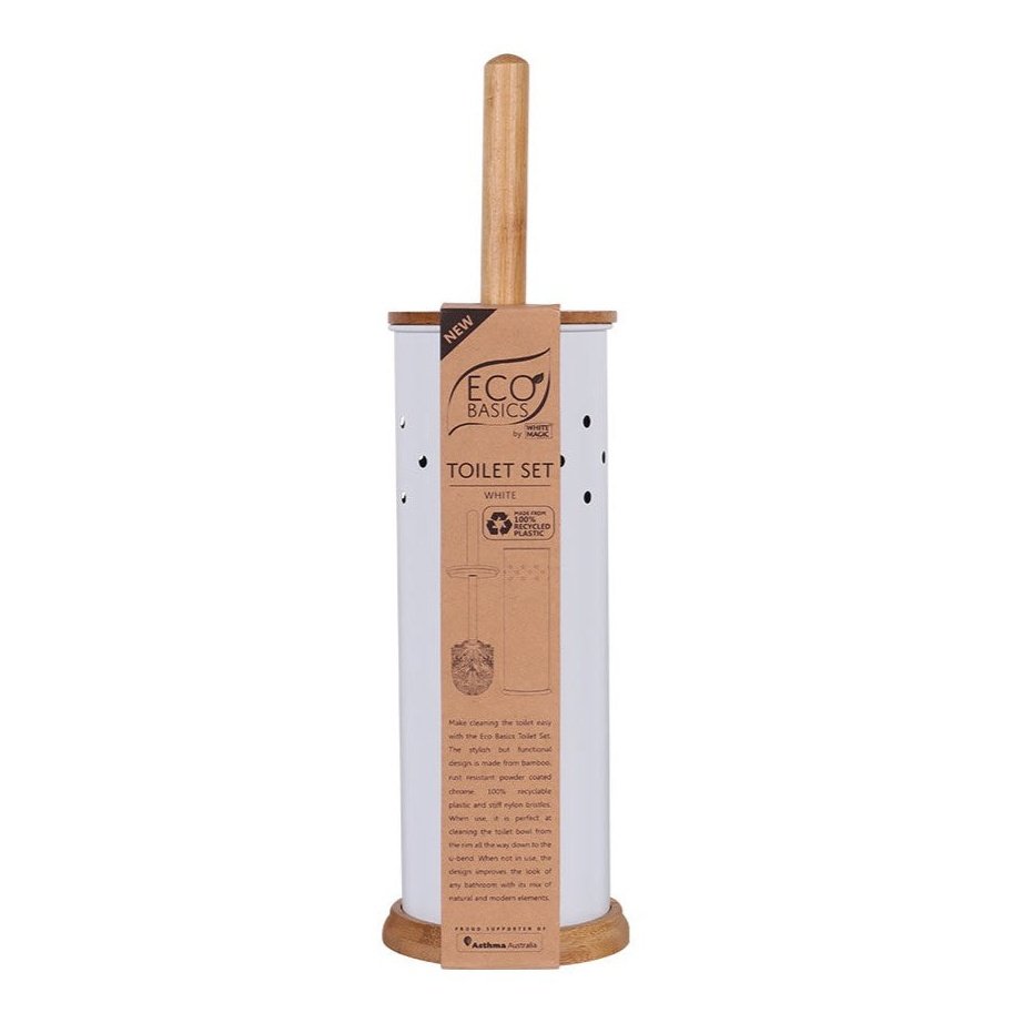White Magic Eco Basics Toilet Set White 1Pk - Cutprice Online
