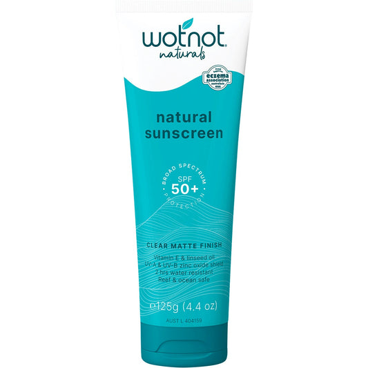 Wotnot Naturals Natural Sunscreen SPF 50+ 125g - Cutprice Online