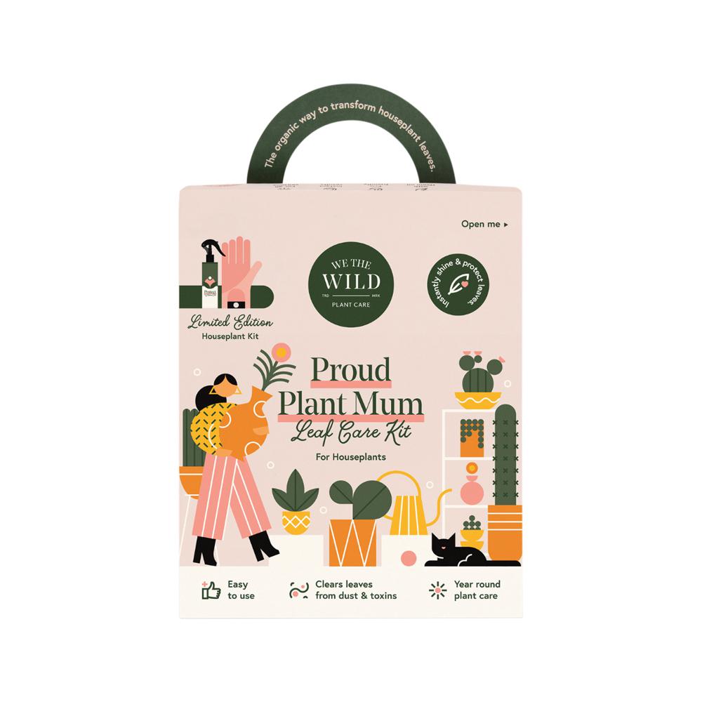 We The Wild Plant Care Proud Plant Mum Leaf Care Kit - Cutprice Online