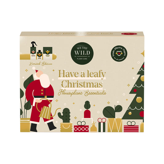 We The Wild Plant Care Organic Have A Leafy Christmas Houseplant Essentials Pack - Cutprice Online