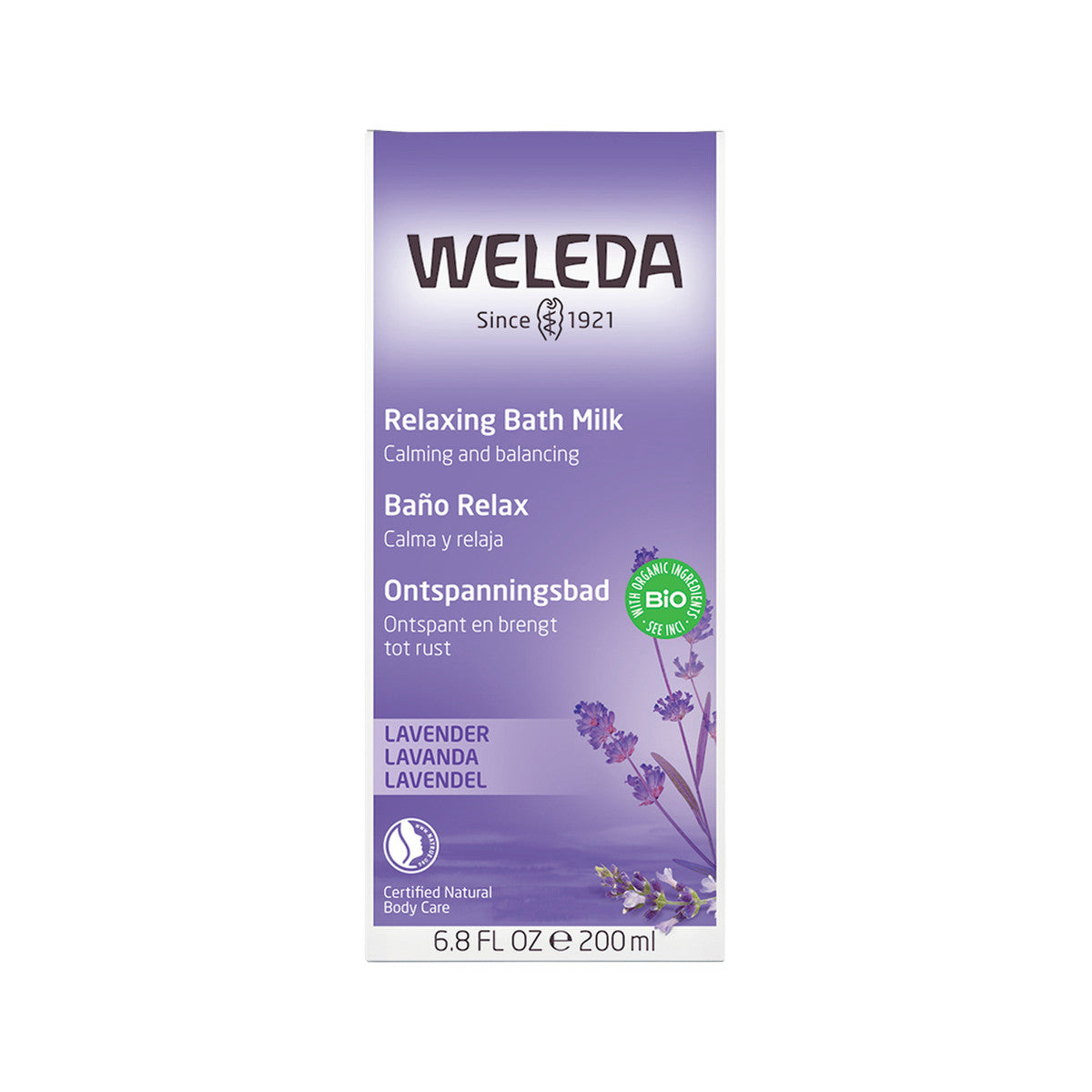 Weleda Organic Bath Milk Relaxing (Lavender) 200ml - Cutprice Online