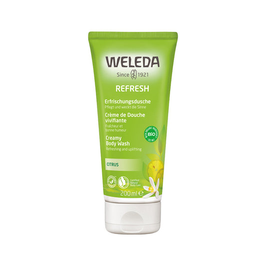 Weleda Organic Creamy Body Wash Refresh (Citrus) 200ml - Cutprice Online