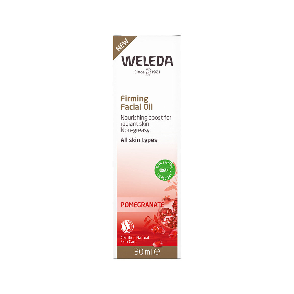Weleda Organic Firming Facial Oil (Pomegranate) 30ml - Cutprice Online