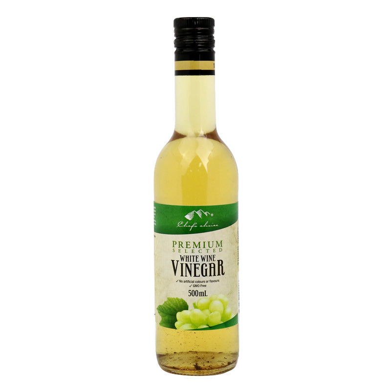 EVERY BIT ORGANIC RAW White Wine Vinegar 500ML 6PK EVERY BIT
