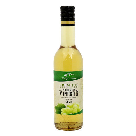 EVERY BIT ORGANIC RAW White Wine Vinegar 500ML 6PK EVERY BIT