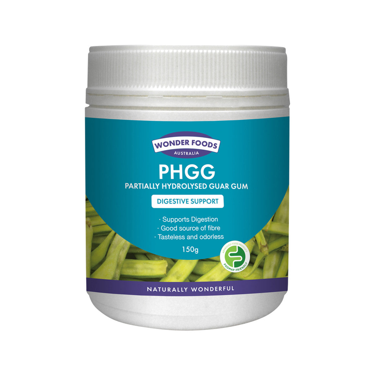 Wonder Foods Partially Hydrolysed Guar Gum 150g - Cutprice Online