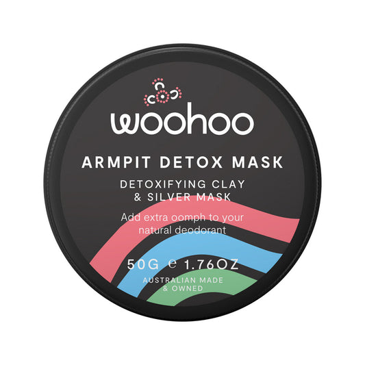 Woohoo Armpit Detox Mask (Detoxifying Clay & Silver Mask) 50g - Cutprice Online