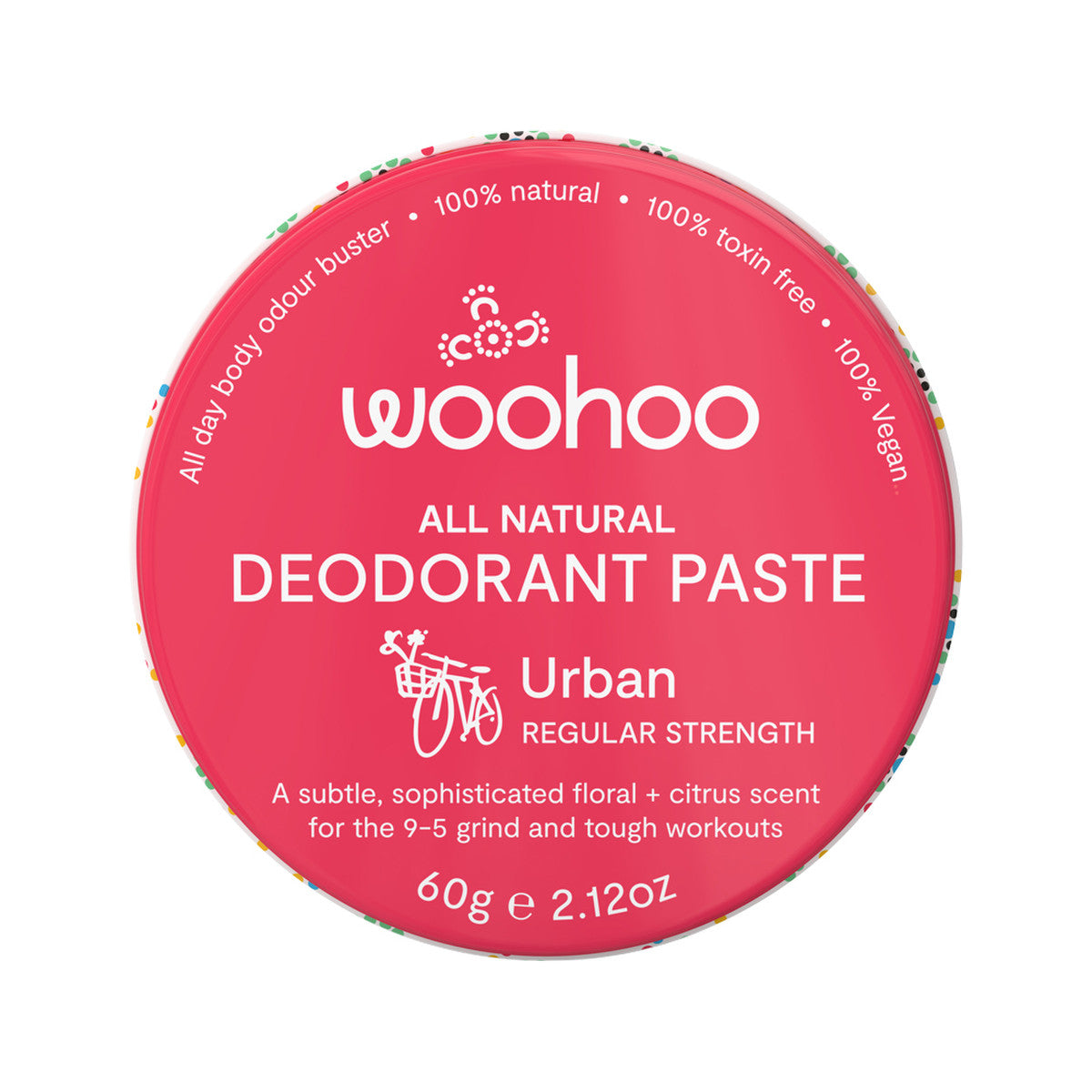 Woohoo Deodorant Paste Urban (Regular Strength) Tin 60g - Cutprice Online