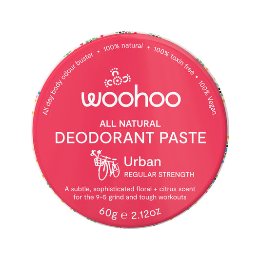 Woohoo Deodorant Paste Urban (Regular Strength) Tin 60g - Cutprice Online