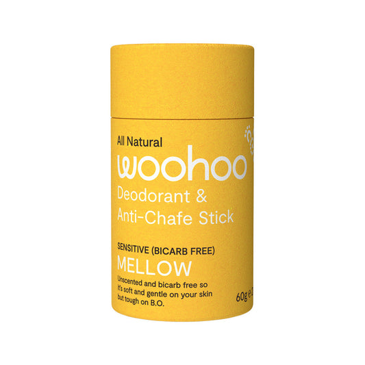 Woohoo Deodorant & Anti-Chafe Stick Mellow (Sensitive) 60g - Cutprice Online