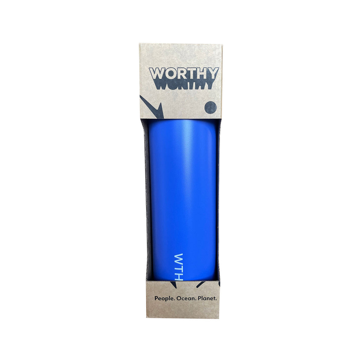 Worthy Sugarcane Drink Bottle Grecian Blue 750ml - Cutprice Online