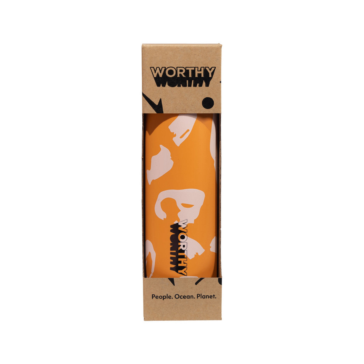 Worthy Sugarcane Drink Bottle Retro Orange 750ml - Cutprice Online
