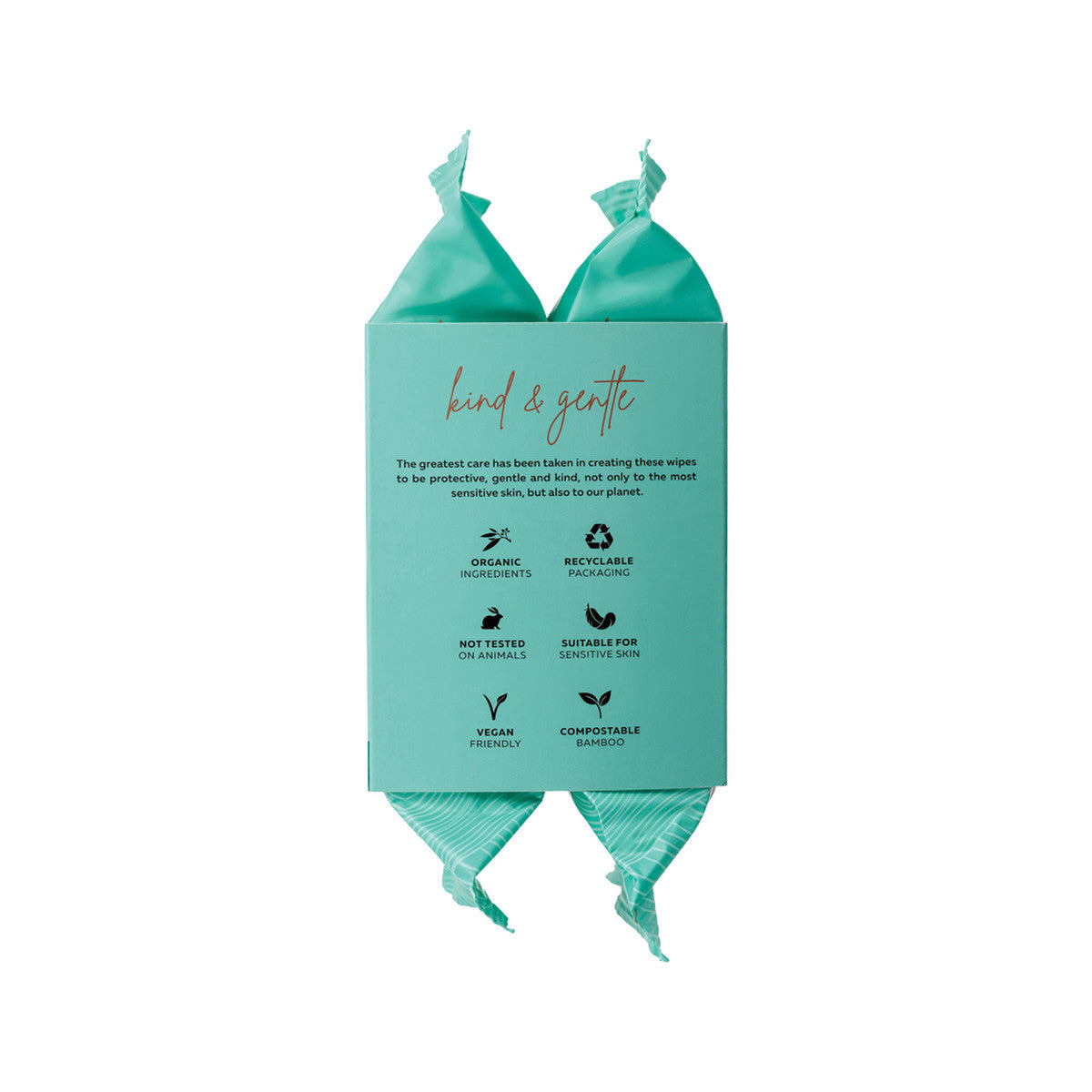Wotnot Naturals All Natural Face Wipes Sensitive x 25 Pack Twin Pack - Cutprice Online