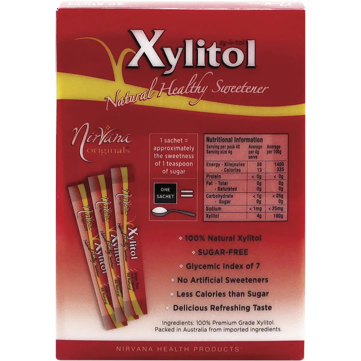 NIRVANA Xylitol Sticks 40x4g NIRVANA