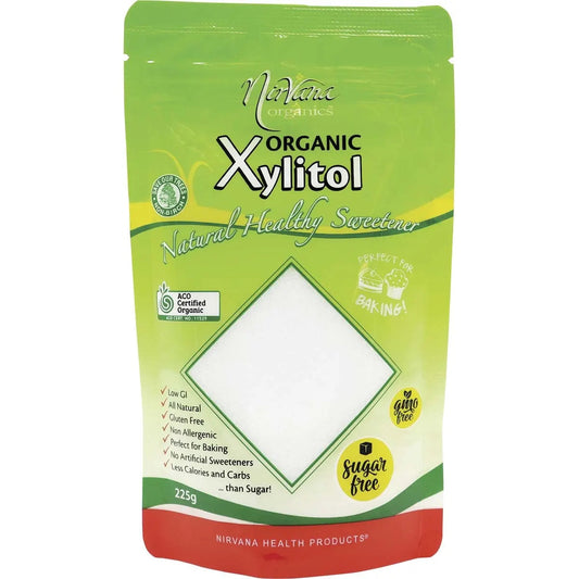 NIRVANA ORGANICS Xylitol Certified Organic 225g NIRVANA