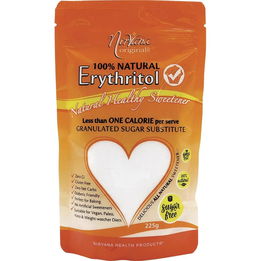 NIRVANA ORIGINALS Erythritol 100% Natural 225g NIRVANA