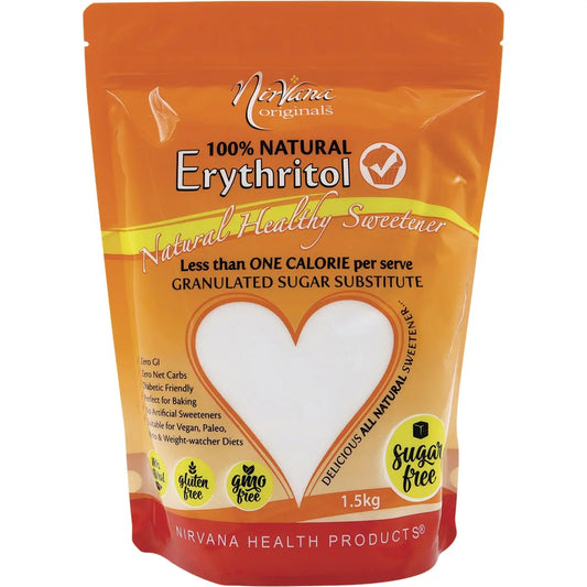 NIRVANA Erythritol 100% Natural 1.5kg NIRVANA