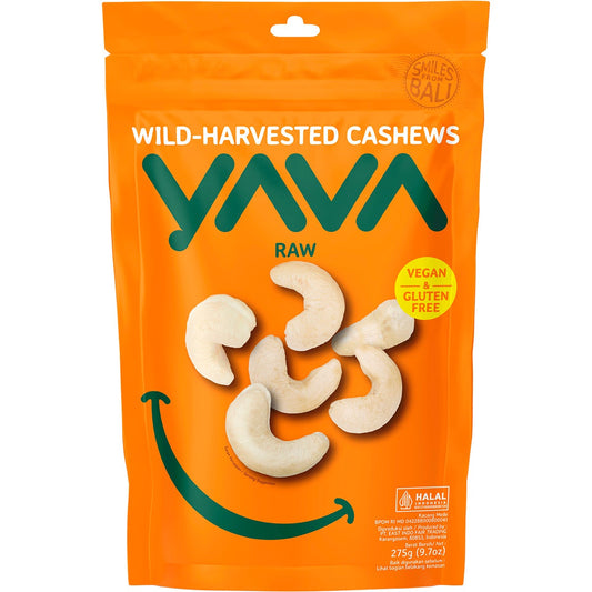 YAVA Wild-Harvested Cashews Raw 275g - Cutprice Online