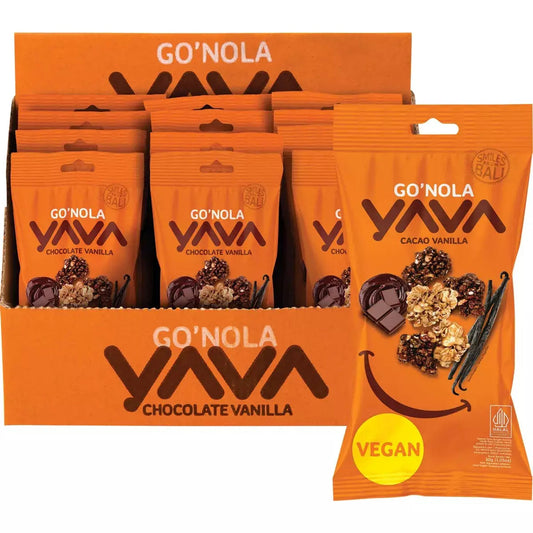 YAVA Go'Nola Cacao Vanilla 12x30g YAVA
