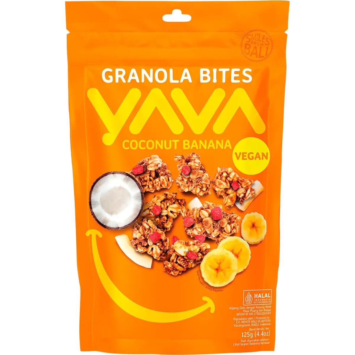 YAVA Granola Bites Coconut Banana 125g YAVA