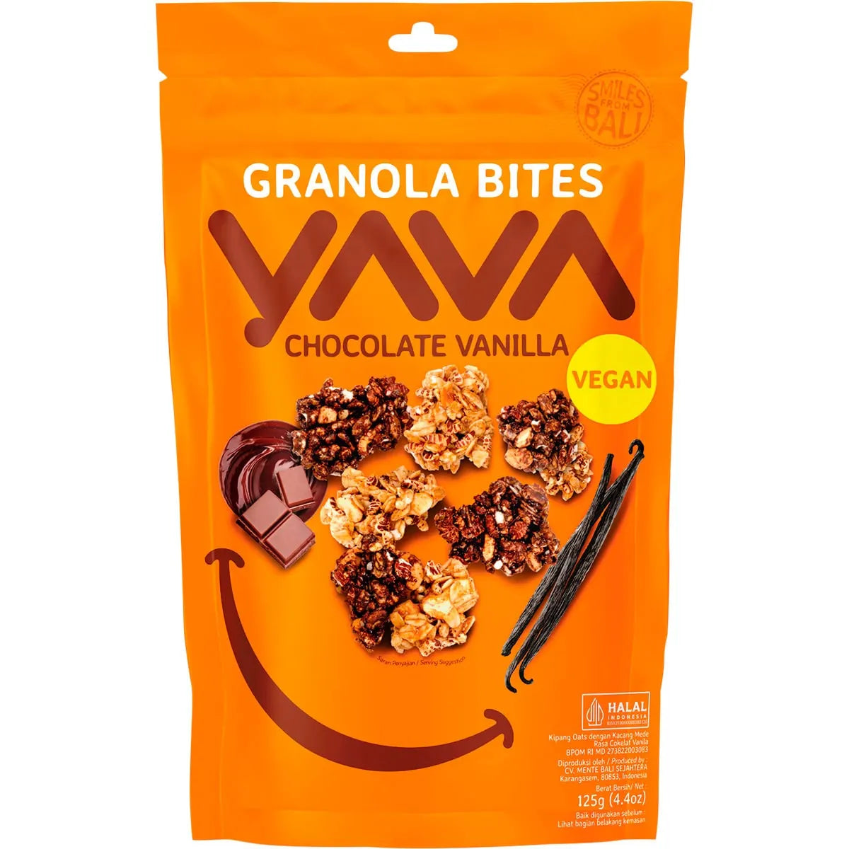 YAVA Granola Bites Chocolate Vanilla 125g YAVA