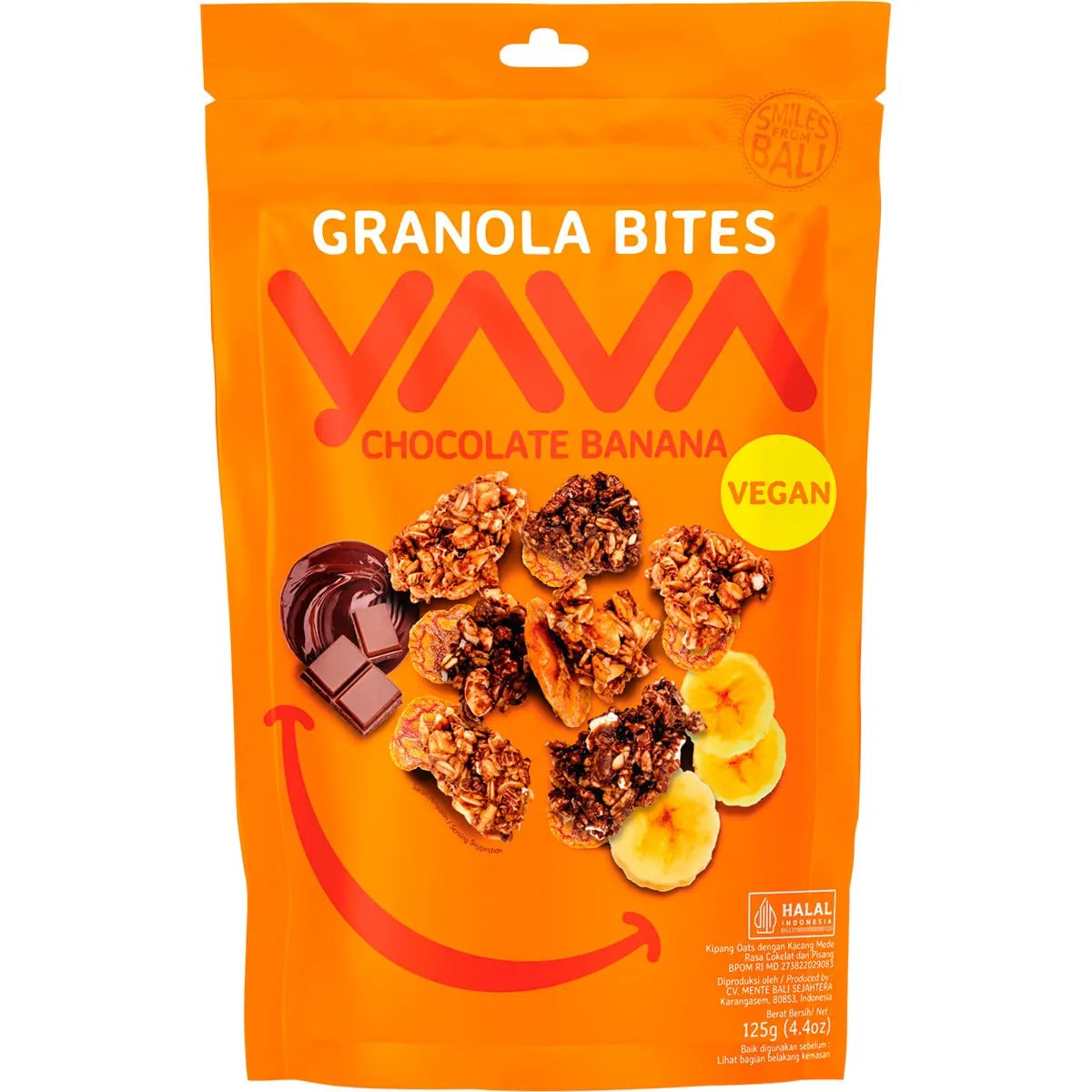 YAVA Granola Bites Chocolate Banana 125g YAVA