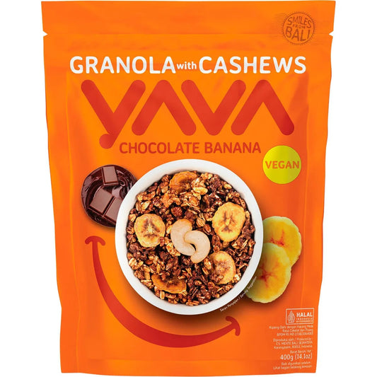 YAVA Granola with Cashews Chocolate Banana 400g YAVA
