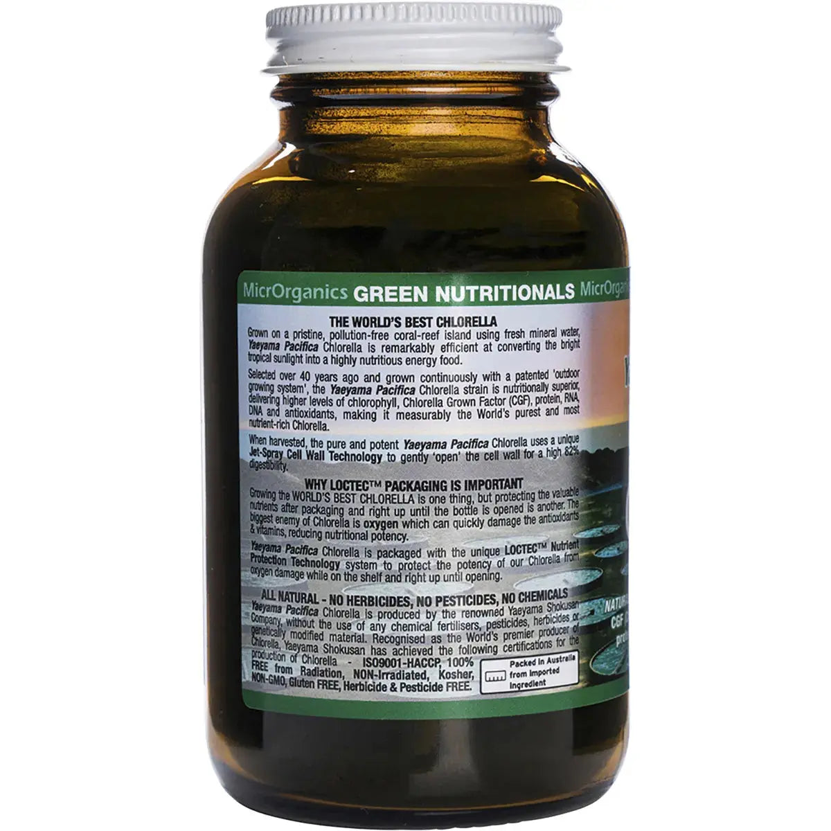 Green Nutritionals Yaeyama Pacifica Chlorella Powder 120g GREEN NUTRITIONALS