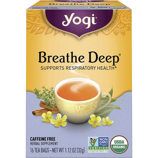 YOGI TEA Herbal Tea Bags Breathe Deep 16 YOGI TEA
