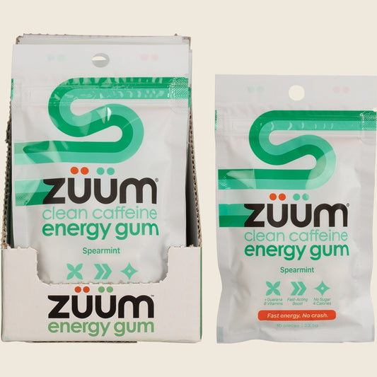 Zuum Energy Gum Spearmint 16x10pcs