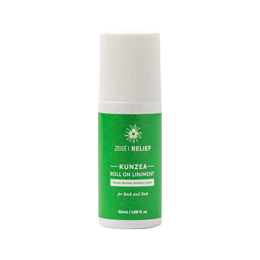 Zea Relief Kunzea Roll On Liniment (Kunzea, Nerolina, Rosemary, Jojoba) 50ml - Cutprice Online