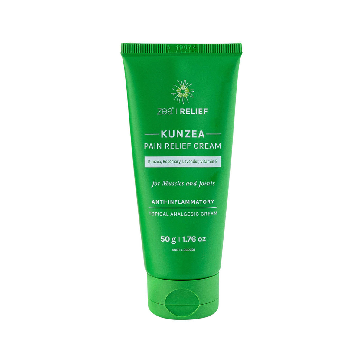 Zea Relief Kunzea Pain Relief Cream (Kunzea, Rosemary, Lavender, Vitamin E) Tube 50g - Cutprice Online