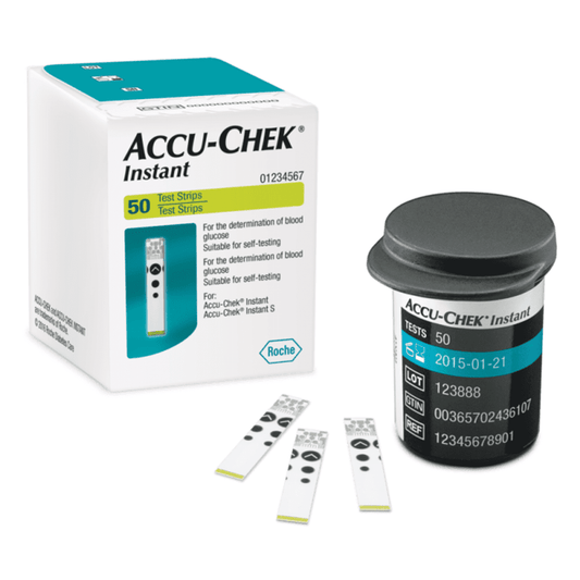 Accu-Chek Instant 50 Blood Glucose Test Strips - Cutprice Online