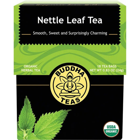 BUDDHA TEAS Organic Herbal Tea Bags Nettle Leaf Tea 18 BUDDHA TEAS