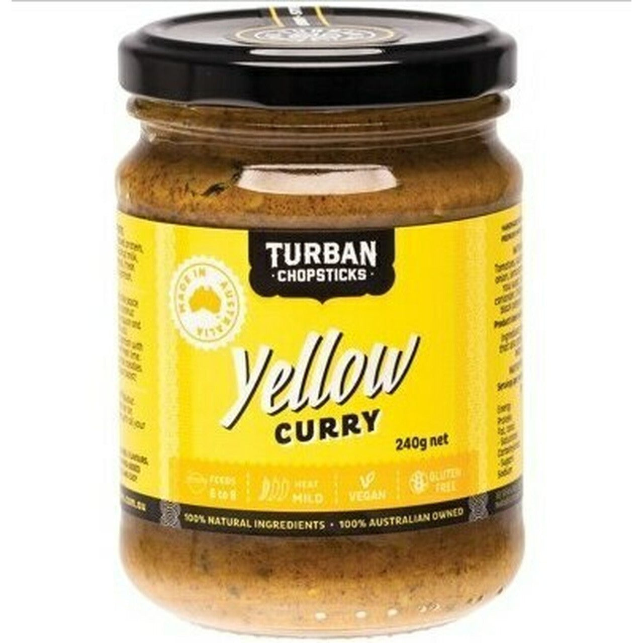 TURBAN CHOPSTICKS Curry Paste Yellow Curry 240g - Cutprice Online