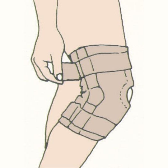 Body Assist Elastic Hinged Knee Support - Cutprice Online