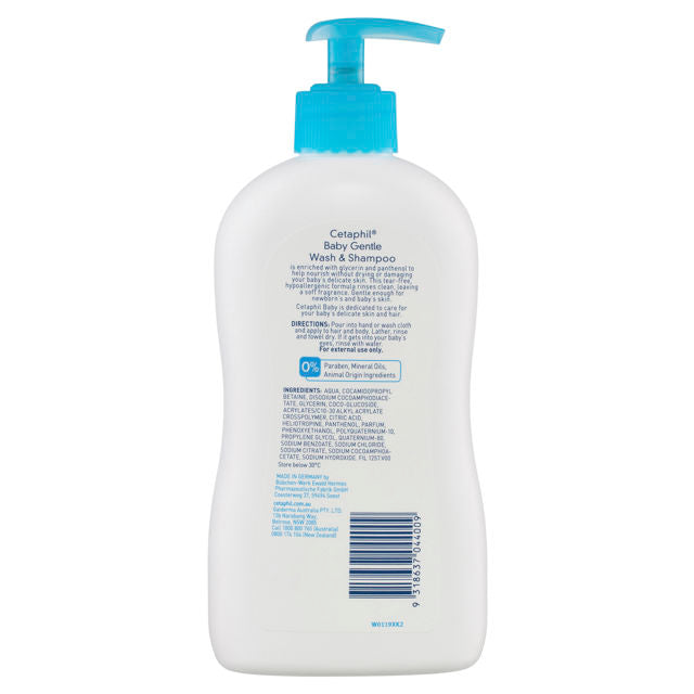 Cetaphil Baby Calendula Wash Shampoo 400ml - Cutprice Online