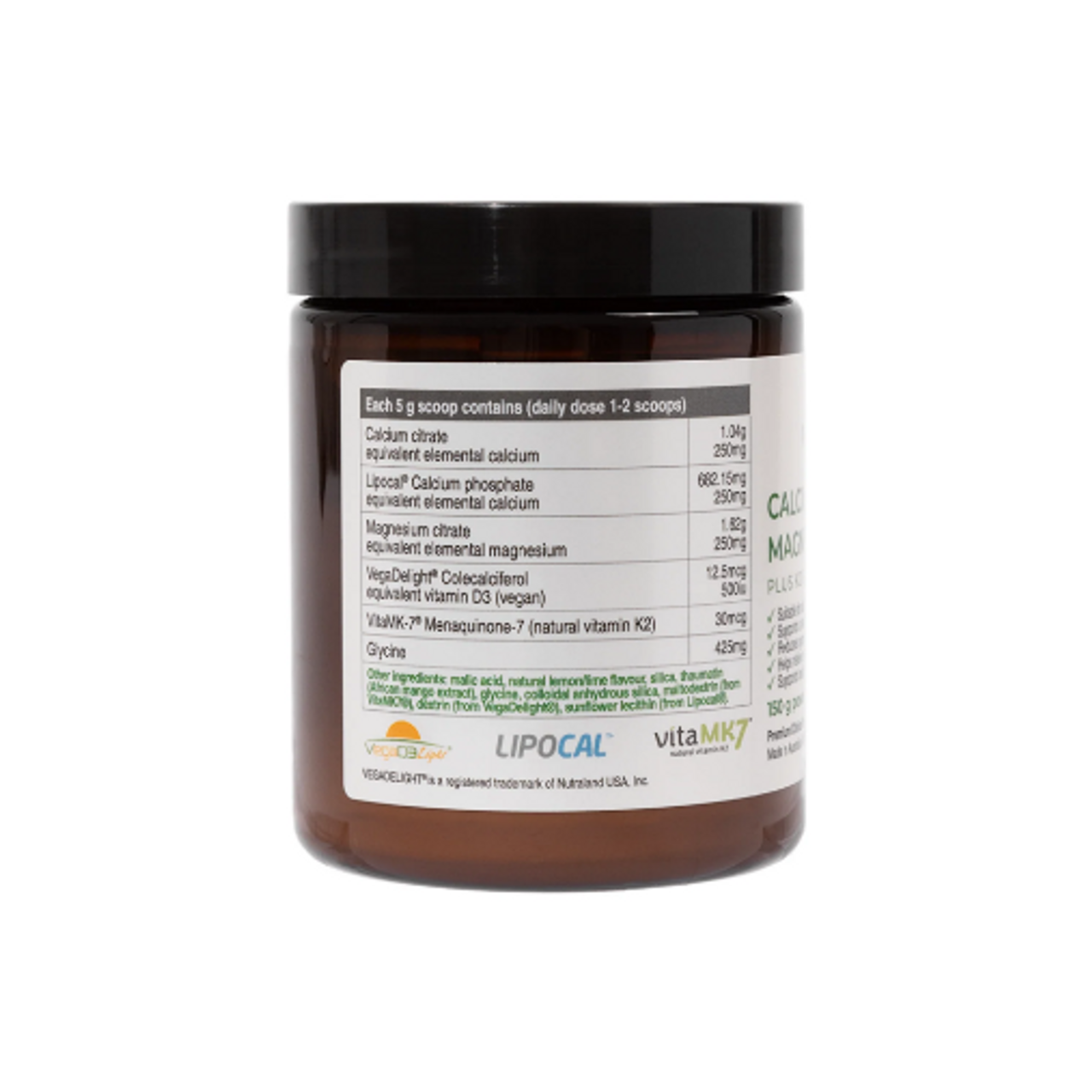 NaturoBest Calcium & Magnesium Plus K2 & D3 300g - Cutprice Online