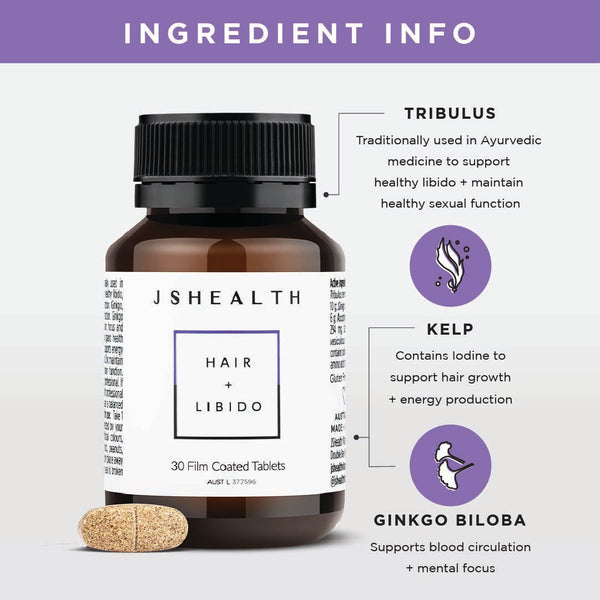 JSHEALTH HAIR+LIBIDO 30 TABLETS - Cutprice Online