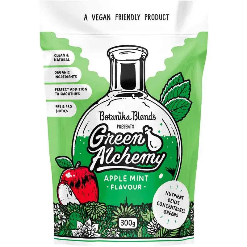Botanika Blends Green Alchemy Nutrient Dense Greens Apple Mint 300g BOTANIKA BLENDS