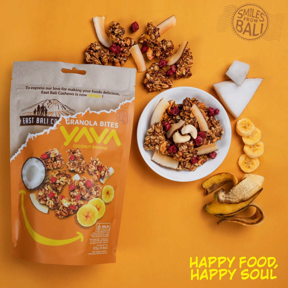 YAVA Granola Bites Coconut Banana 125g YAVA
