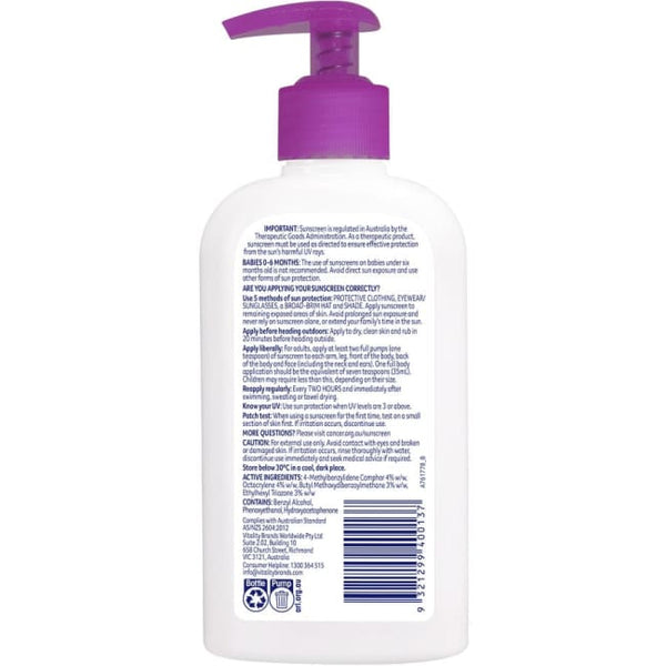 Cancer Council SPF 50+ Kids 500ml Pump - Cutprice Online