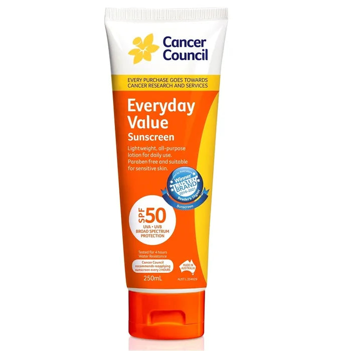 Cancer Council Everyday Value SPF50 Sunscreen 250ml - Cutprice Online
