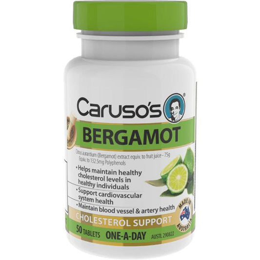 Caruso's Natural Health One a Day Bergamot 50 Tablets - Cutprice Online