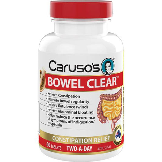 Caruso's Bowel Clear 30 Tablets - Cutprice Online