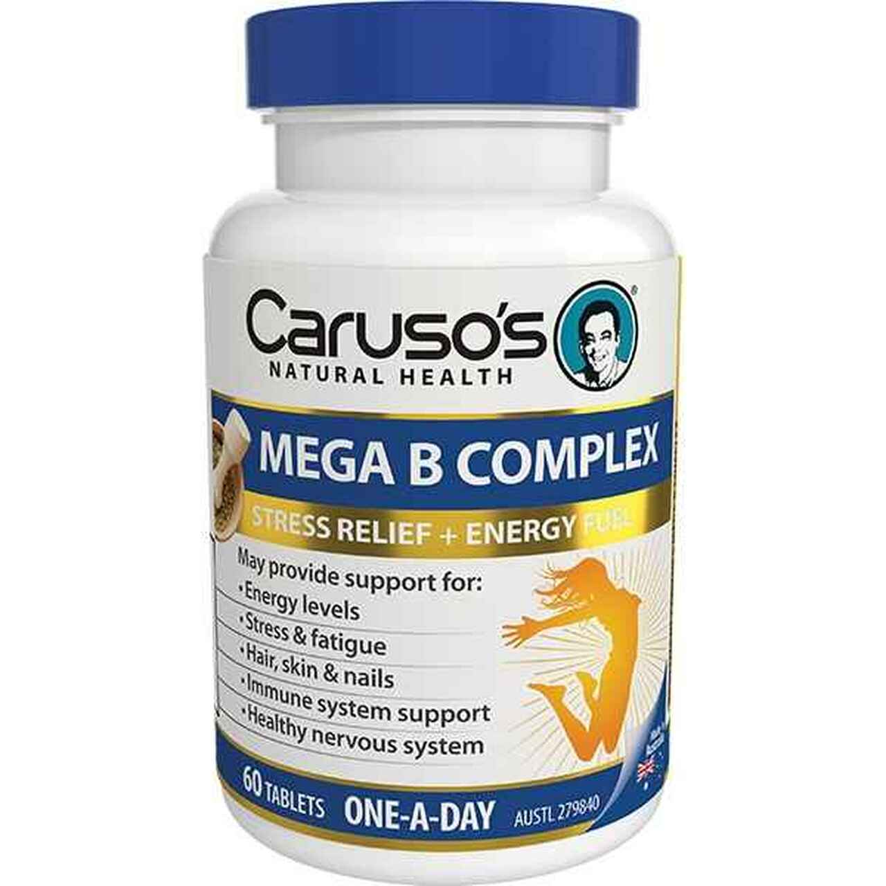 Caruso's Natural Health Ultra Max Mega B Complex 60 Tablets - Cutprice Online