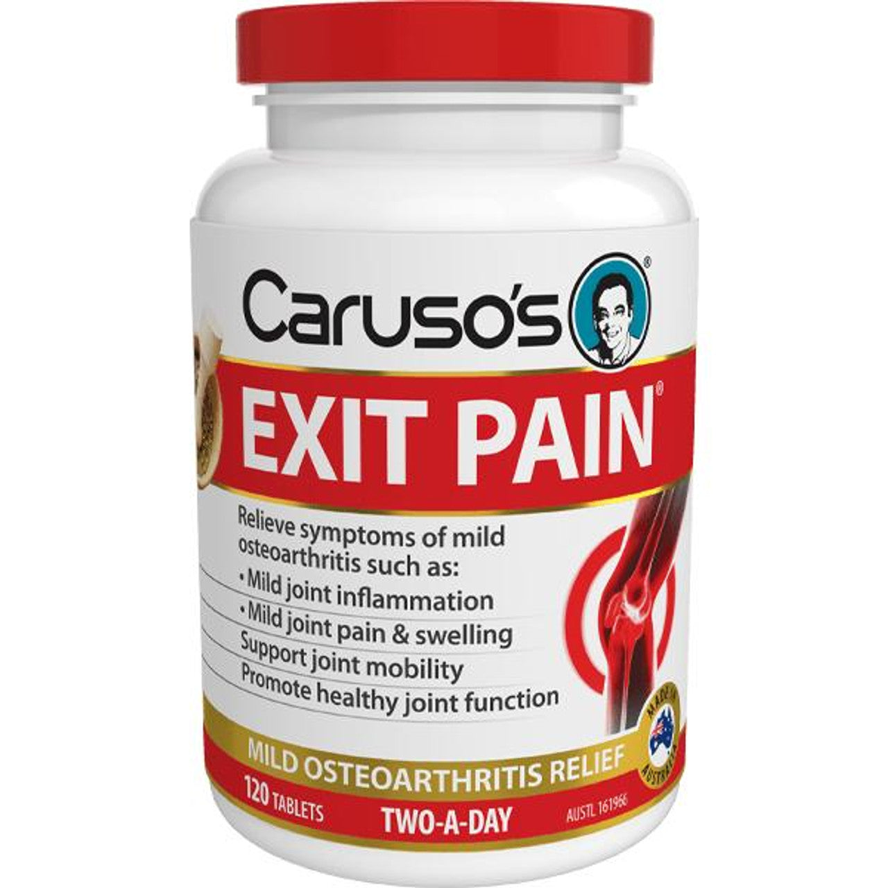 Caruso's Exit Pain 120 Tablets - Cutprice Online
